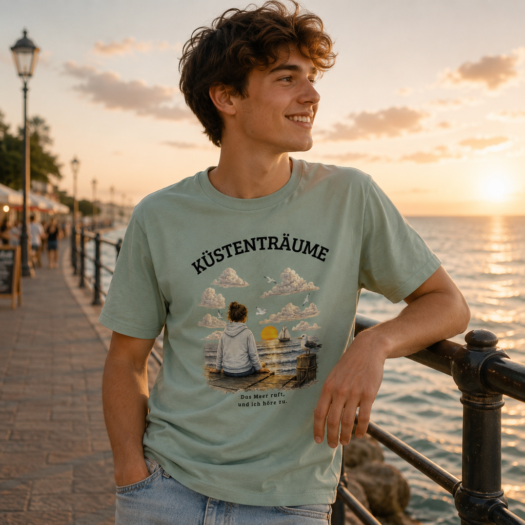 Küstenträume – Emotionales Bio-T-Shirt