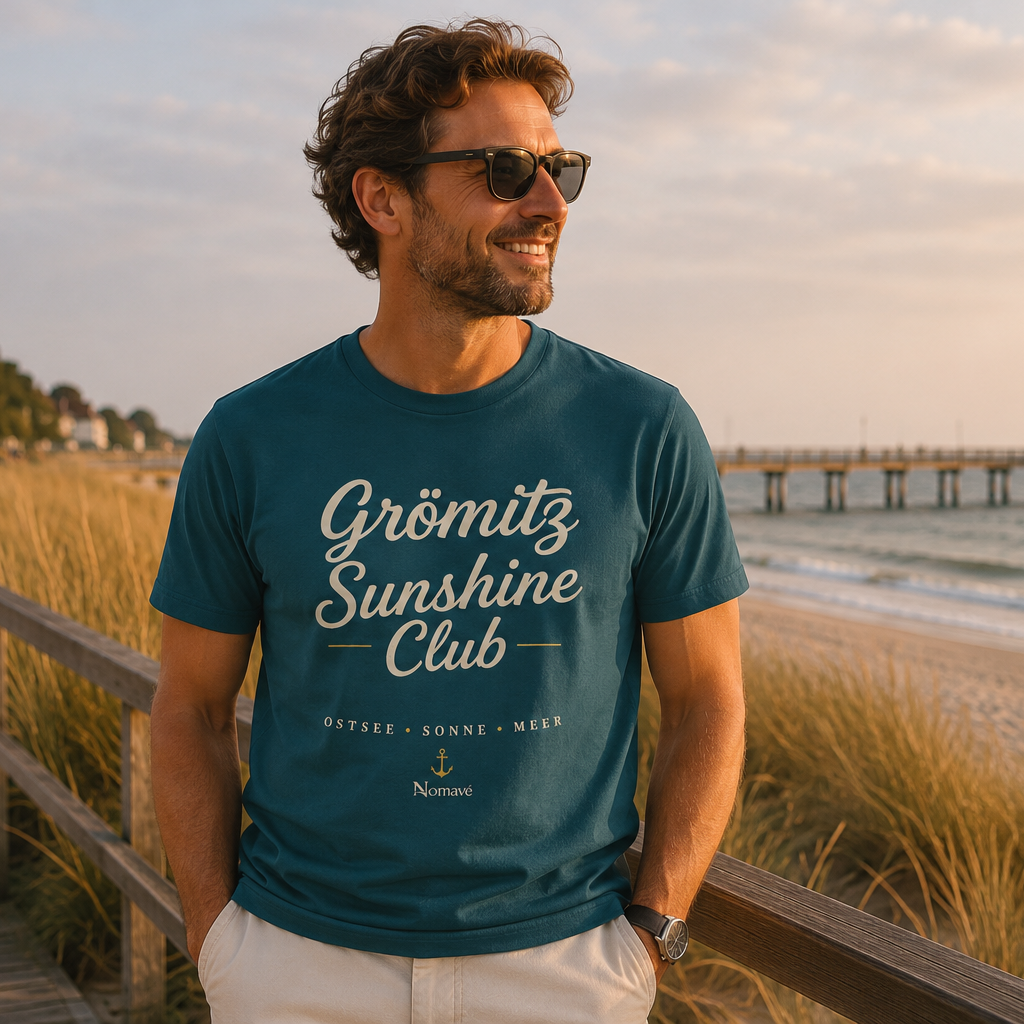 Grömitz Sunshine Club - Ostsee Bio T - Shirt