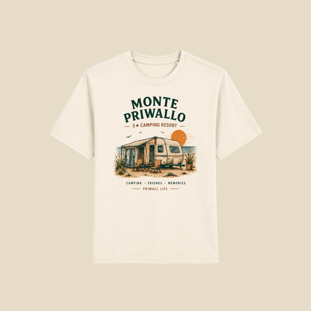 Ostsee Camping T-Shirt – Vanlife Shirt Monte Priwallo – Priwall Vibes