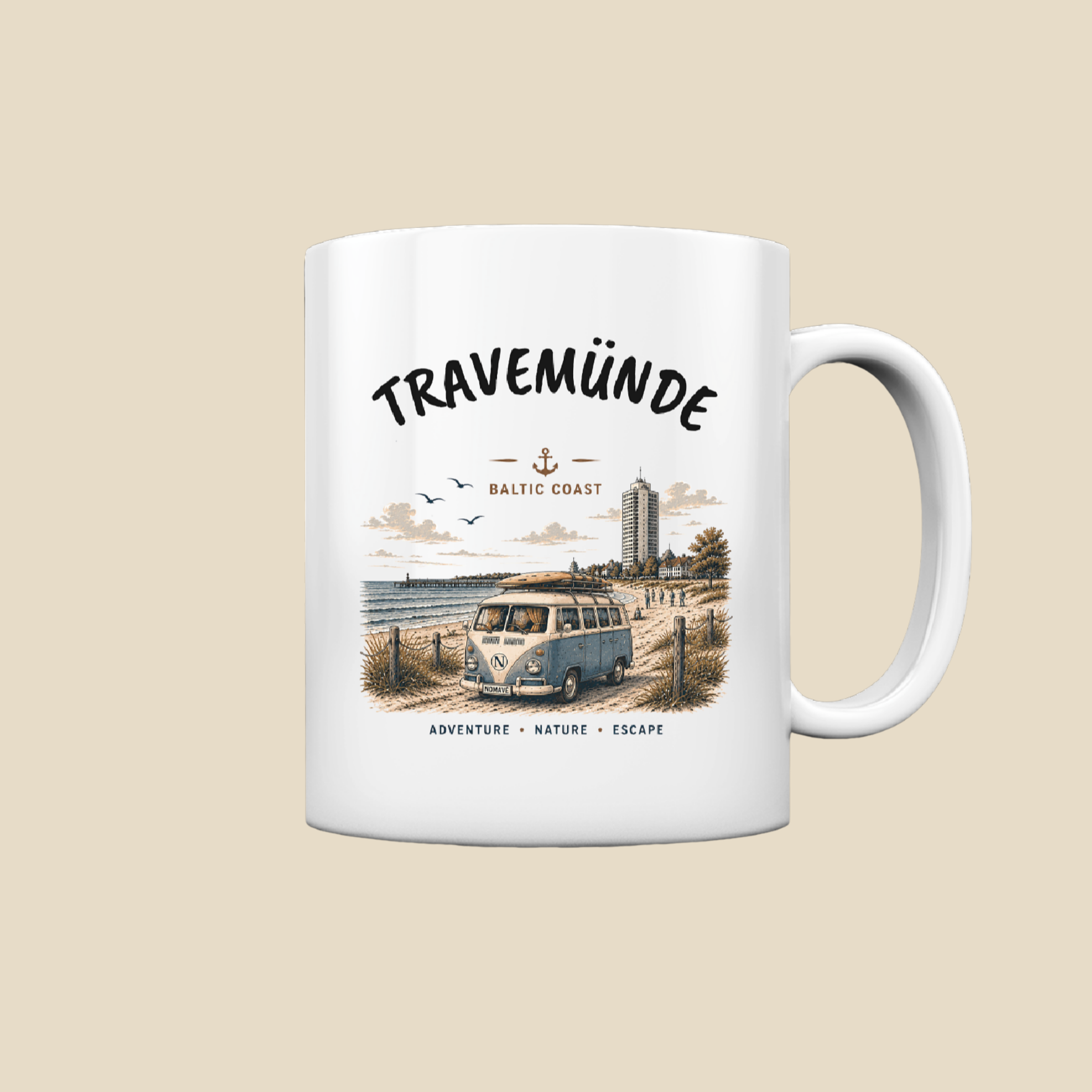 Travemünde Baltic Coast Tasse – Maritime Keramik Tasse