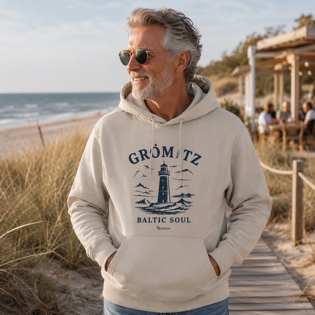 Grömitz Baltic Soul - Ostsee Bio Hoodie Kapuzenpullover
