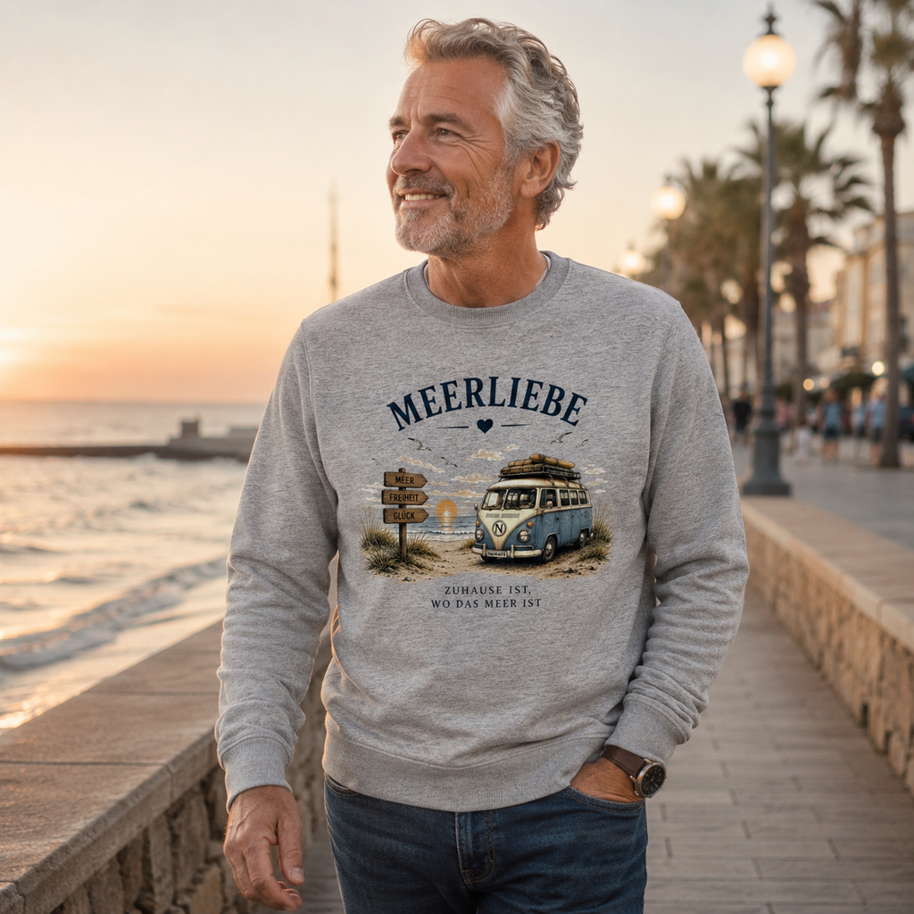 Meerliebe Vanlife – Organic Basic Unisex Sweatshirt
