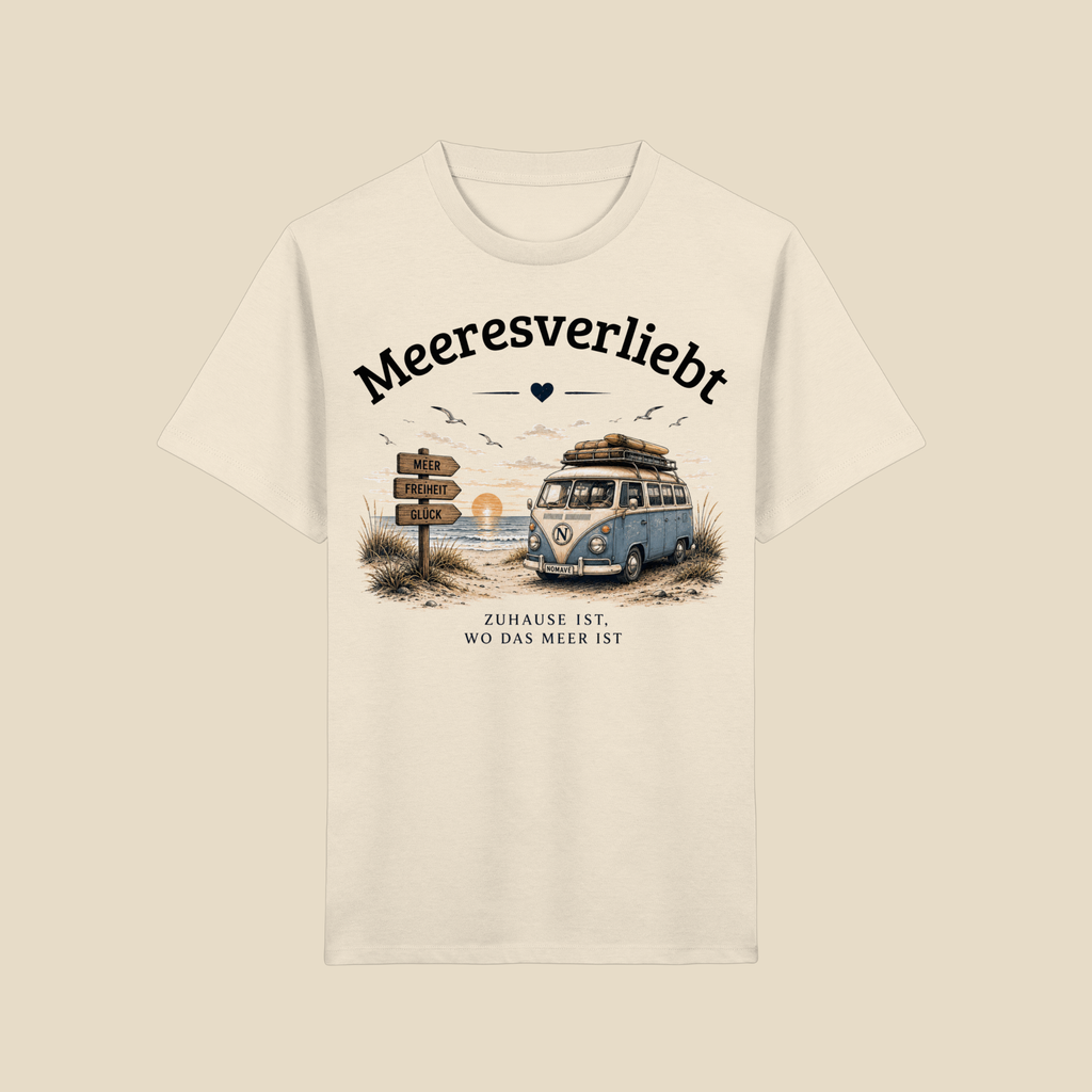 Meeresverliebt Bulli Shirt – Vanlife, Camping & Küstengefühl
