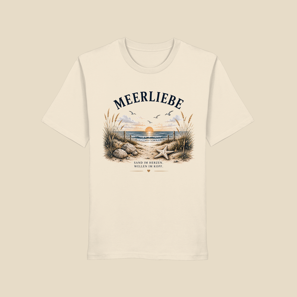Meerliebe Kinder T-Shirt – Küstengefühl Sea & Soul – Bio Shirt für Kinder