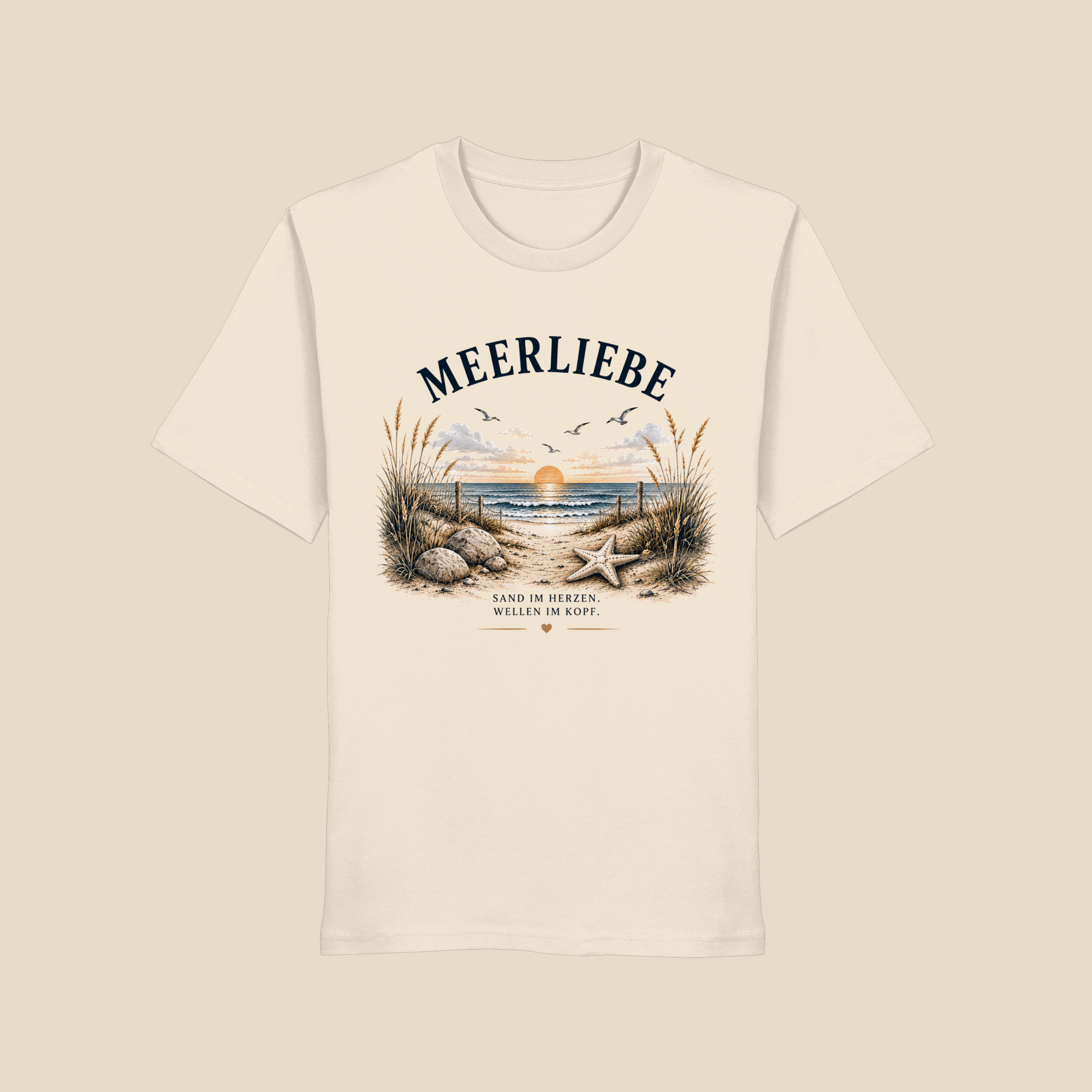 Meerliebe Kinder T-Shirt – Küstengefühl Sea & Soul – Bio Shirt für Kinder