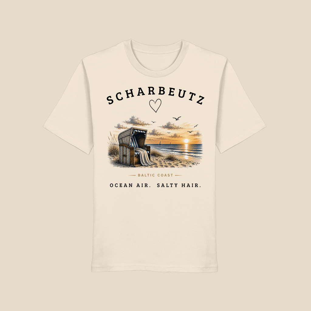 Scharbeutz Ostsee Shirt – Strandkorb Sonnenuntergang