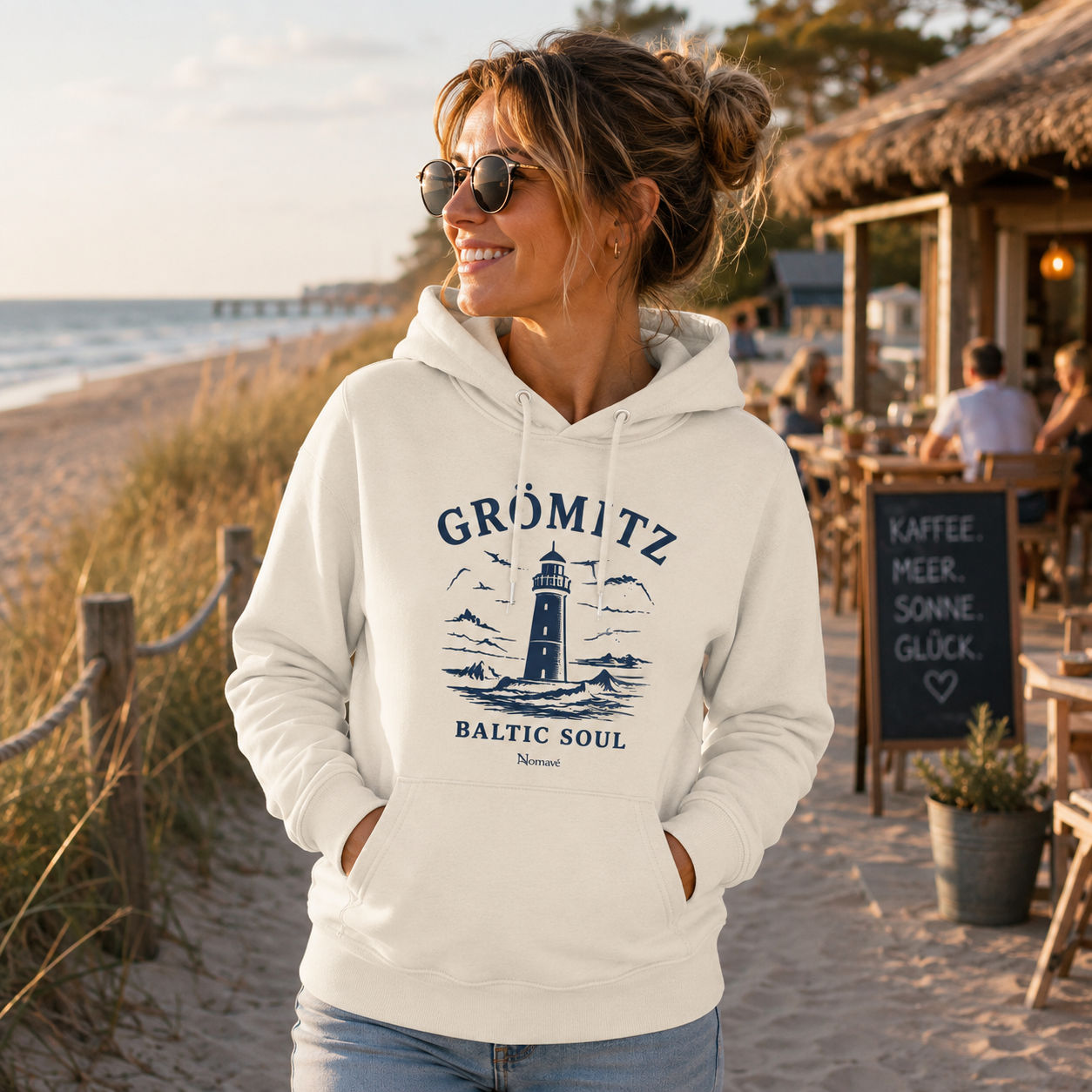 Grömitz Baltic Soul - Ostsee Bio Hoodie Kapuzenpullover