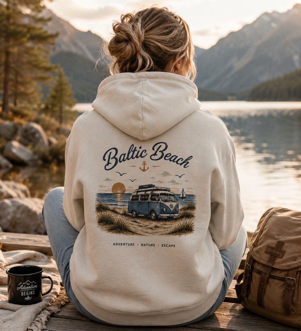Baltic Beach Organic Zipper – Ostsee Hoodie Unisex