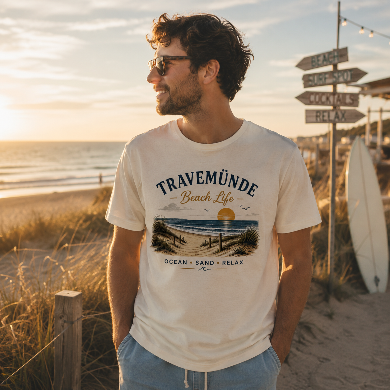 Travemünde Beach Life – Organic Shirt