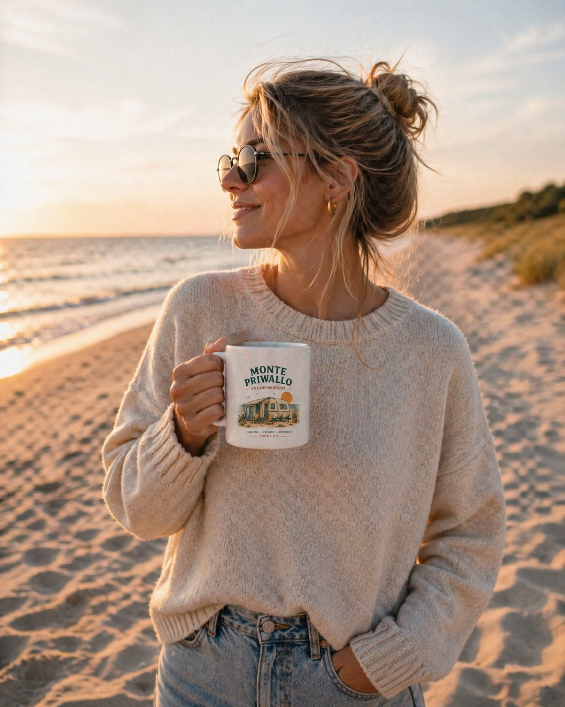 Camping Tasse Ostsee – Monte Priwallo Vanlife Mug – Priwall Vibes