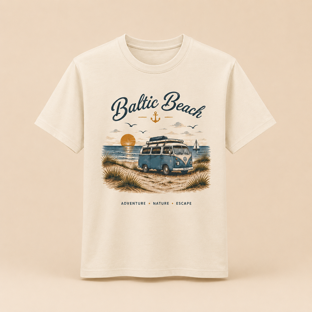 Baltic Beach Organic Shirt – Maritime Ostsee Vibes