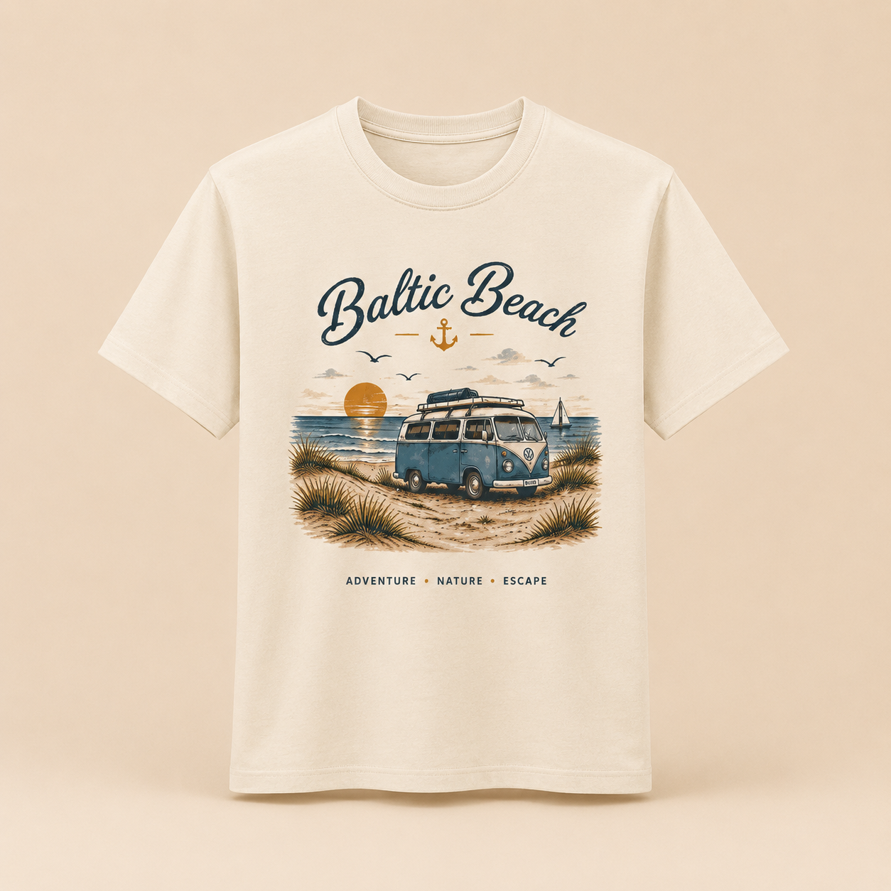 Baltic Beach Organic Shirt – Maritime Ostsee Vibes