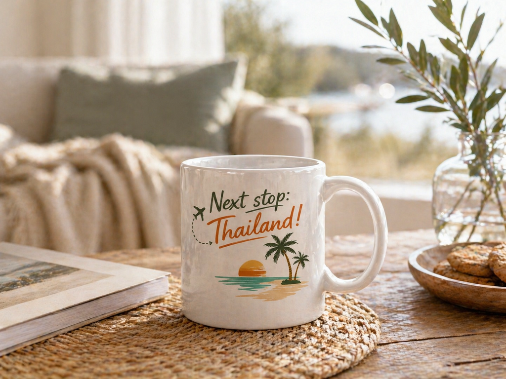 ☕ Next Stop Thailand Tasse – Dein Morgen wie im Urlaub