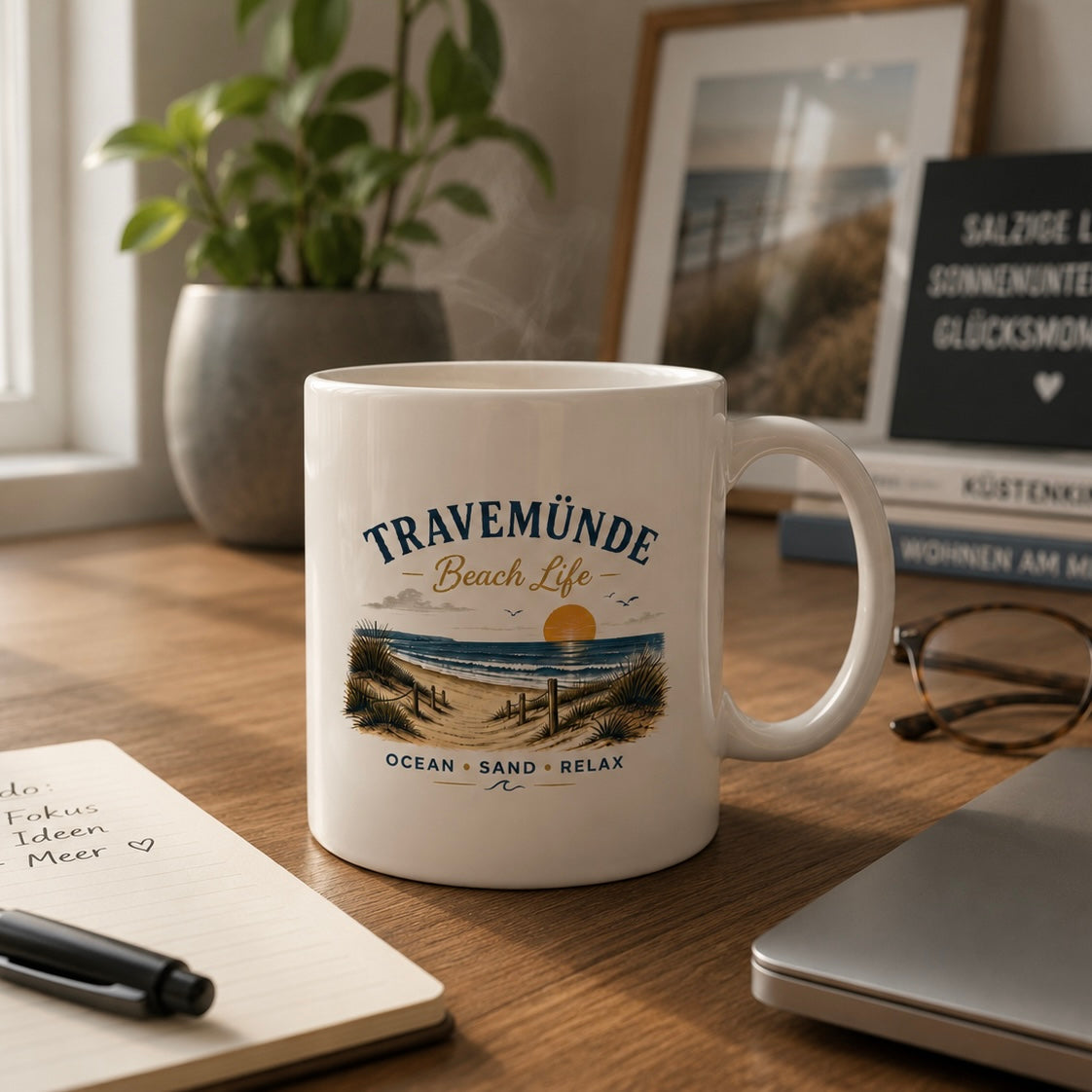 Travemünde Beach Life – Tasse glossy