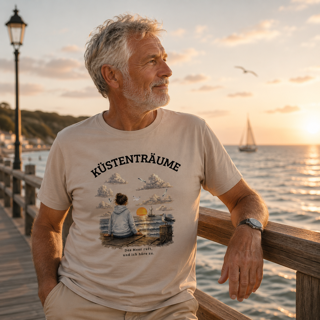 Küstenträume – Emotionales Bio-T-Shirt