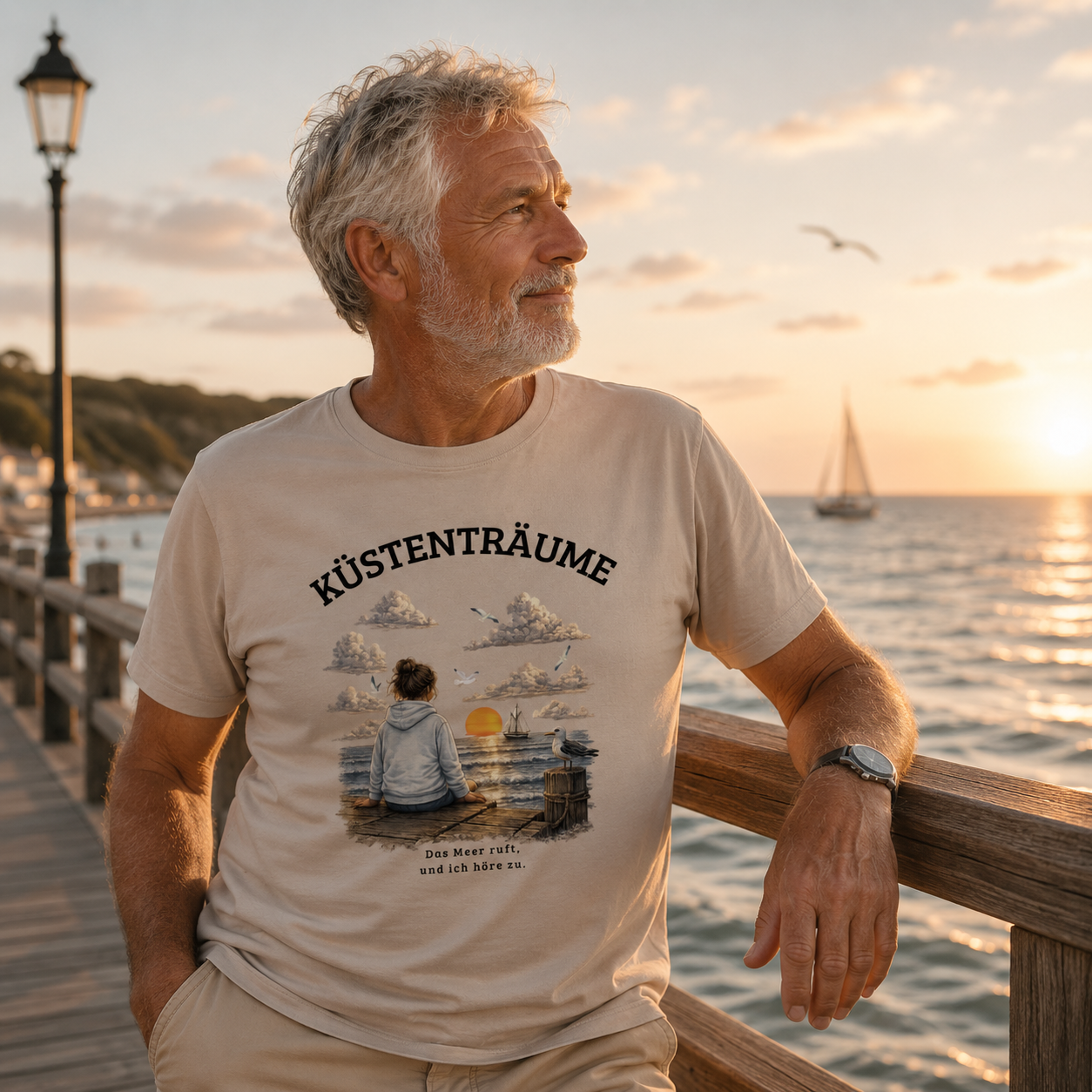 Küstenträume – Emotionales Bio-T-Shirt