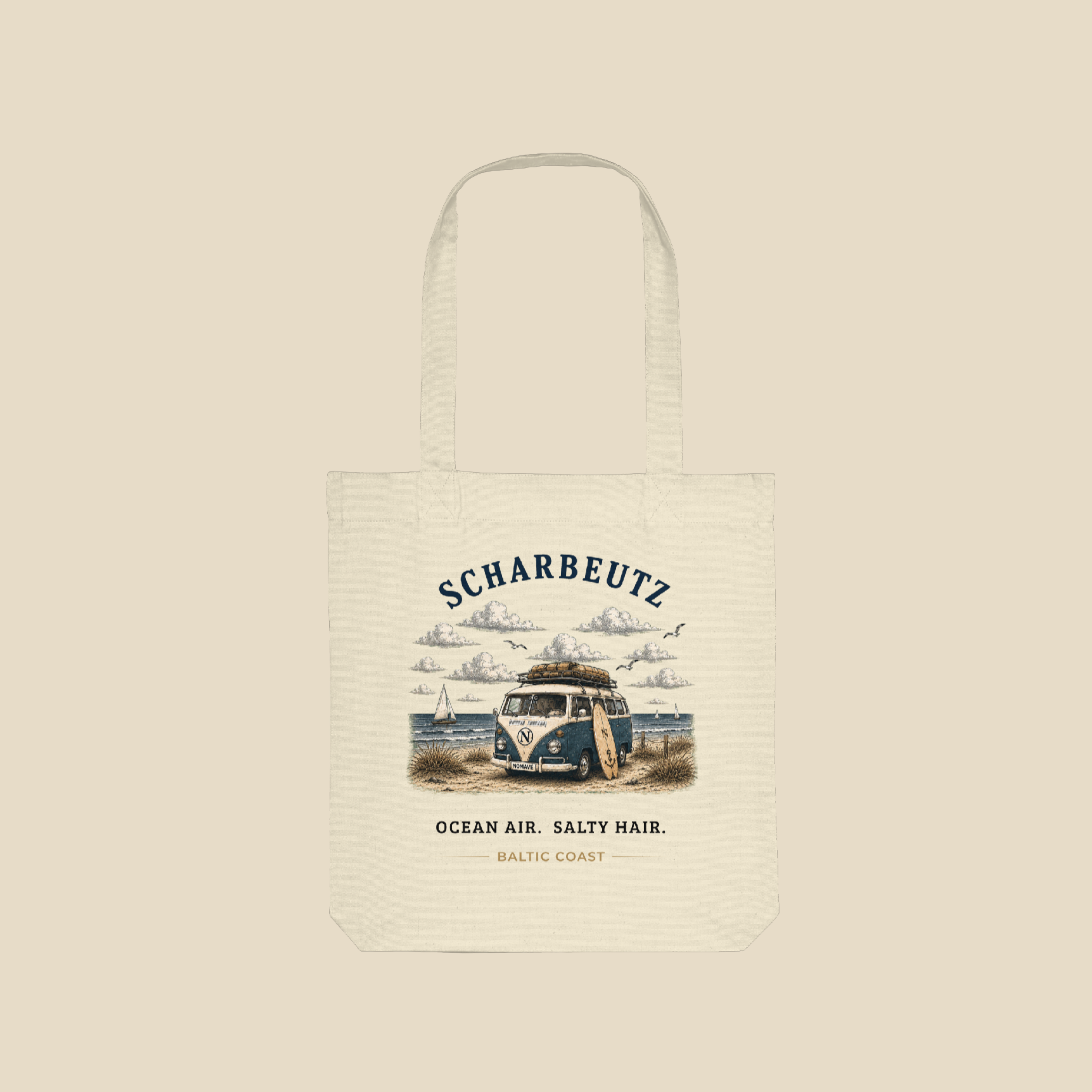 Scharbeutz Stofftasche Ostsee – Beach & Breeze Shopper