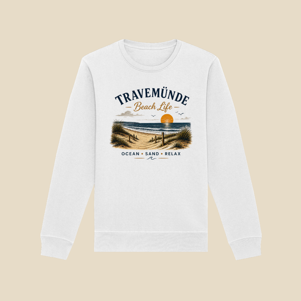 Travemünde Beach Life – Organic Sweatshirt