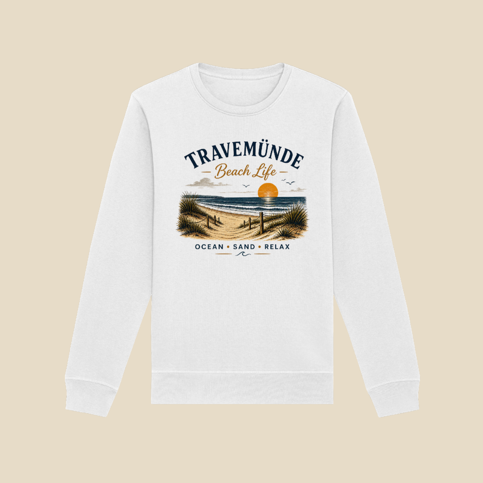 Travemünde Beach Life – Organic Sweatshirt