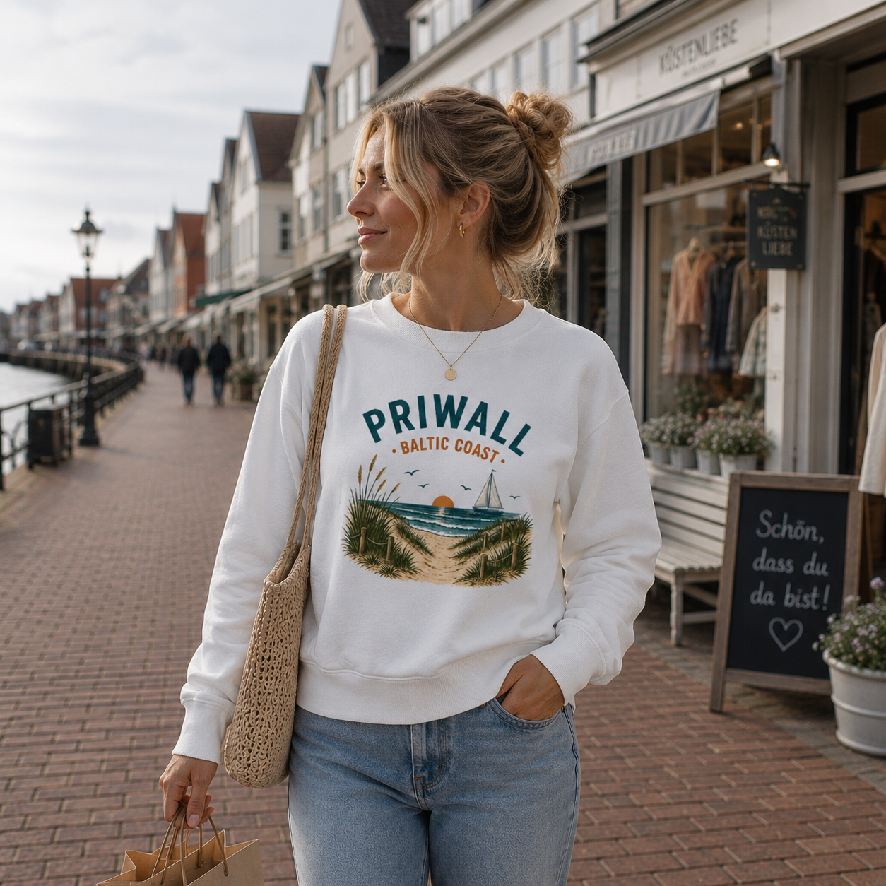 Priwall Vibes Sweatshirt – Baltic Coast Edition