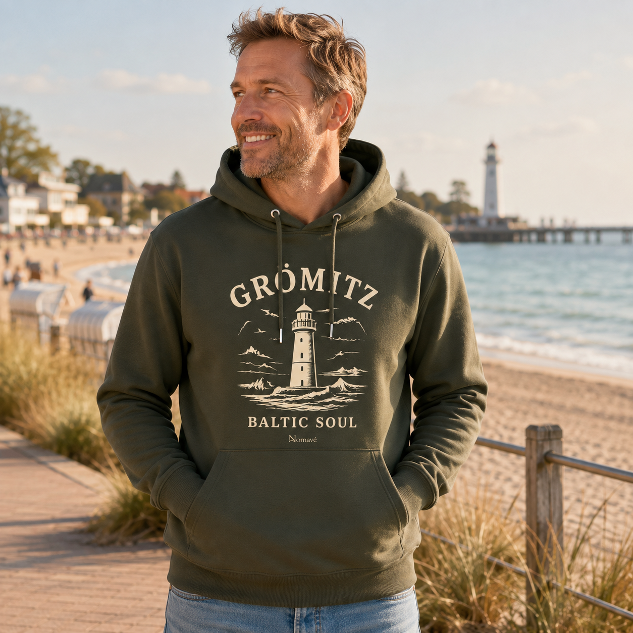 Grömitz Baltic Soul - Ostsee Bio Hoodie