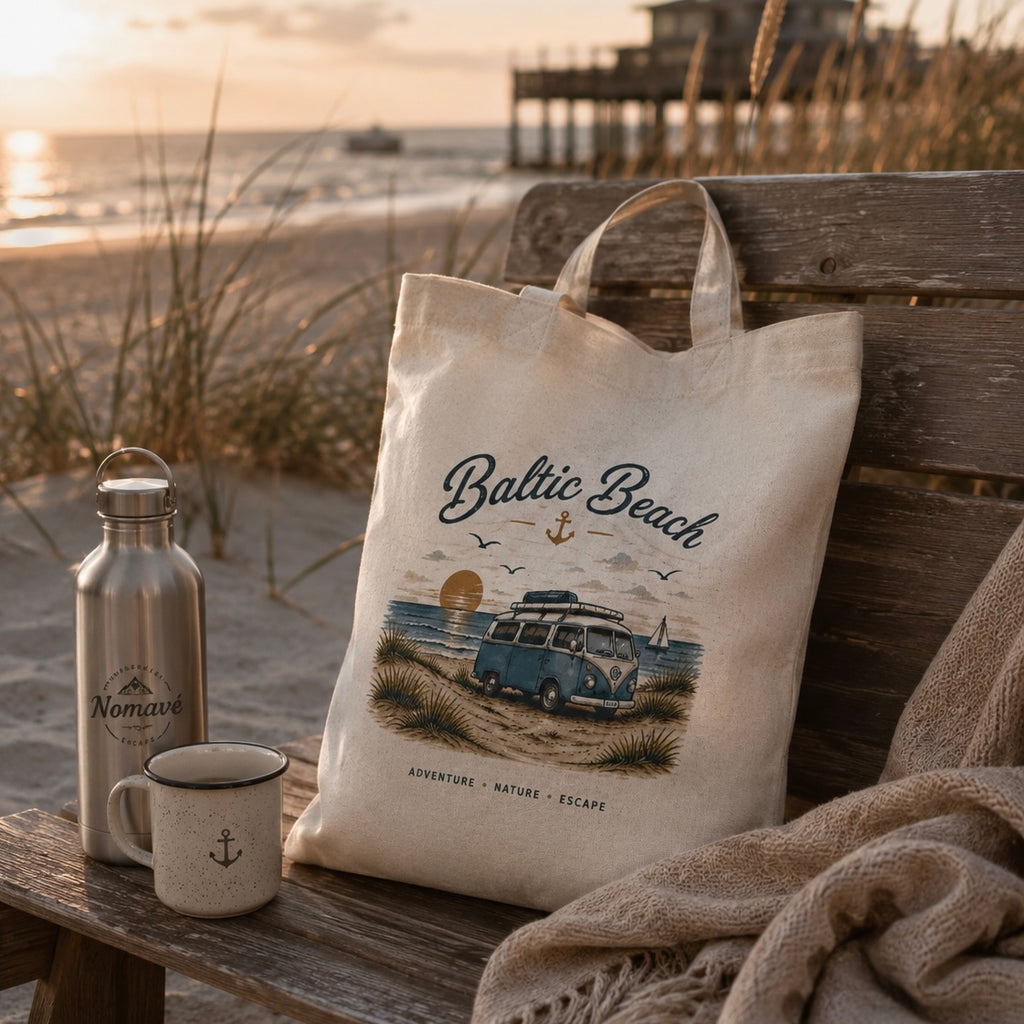Baltic Beach Tote-Bag – Maritime Ostsee Stofftasche