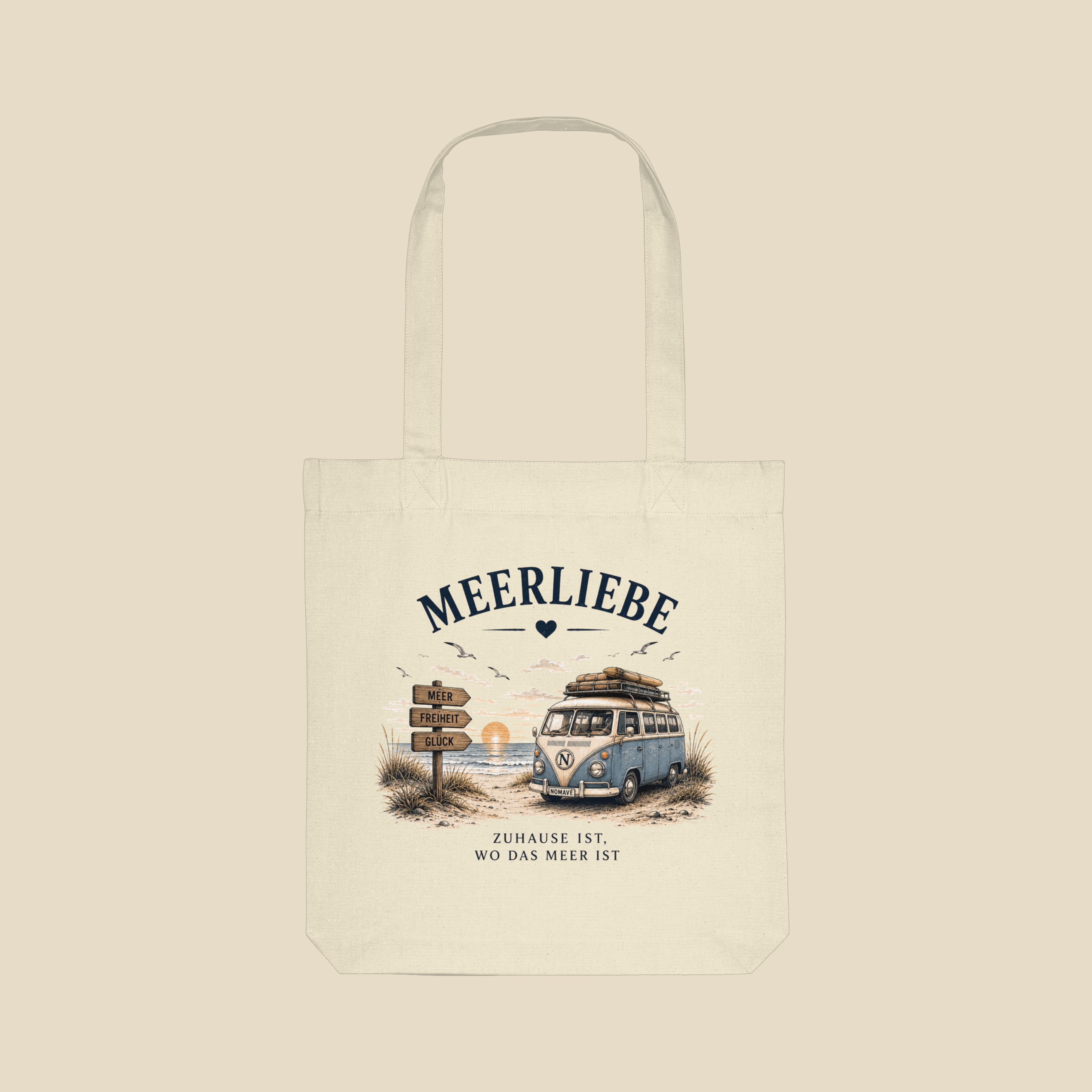 Meerliebe Vanlife – Organic Einkaufstasche