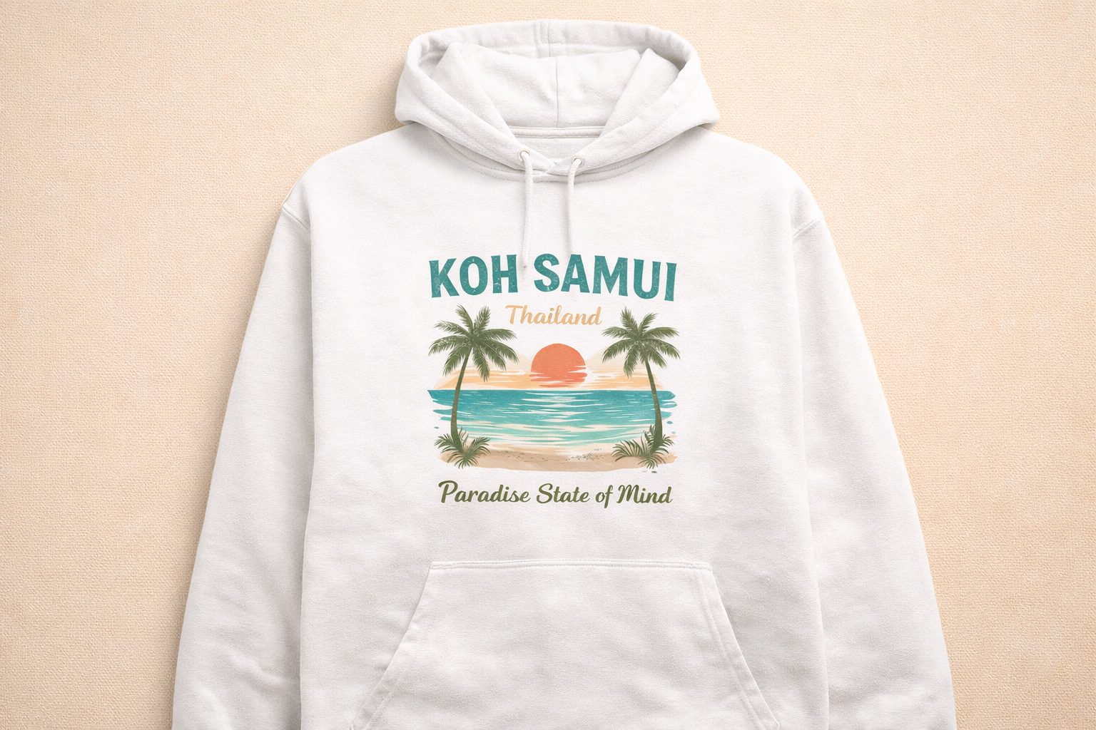 🌴 Koh Samui Vibes Hoodie – Dein Thailand Moment zum Anziehen