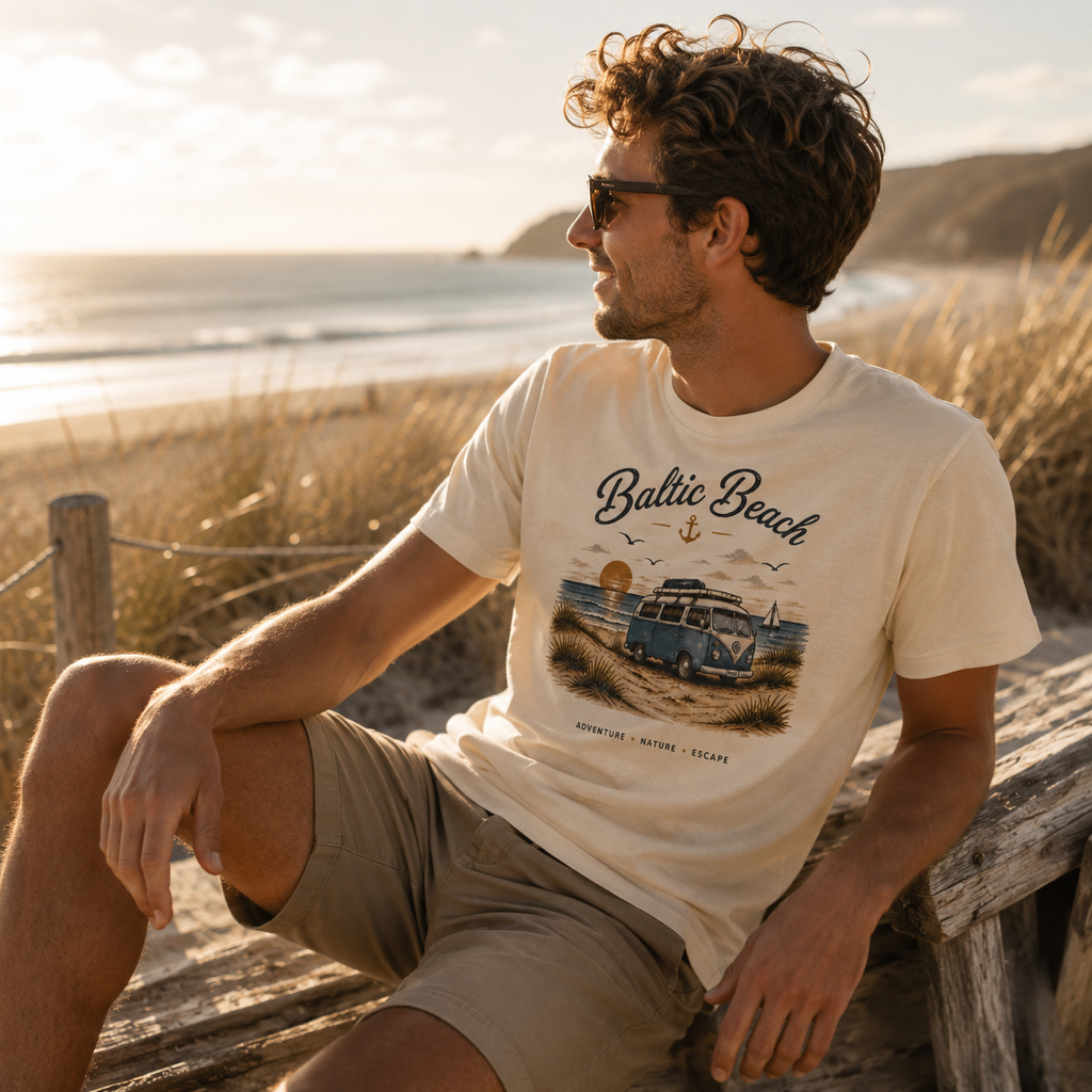 Baltic Beach Organic Shirt – Maritime Ostsee Vibes