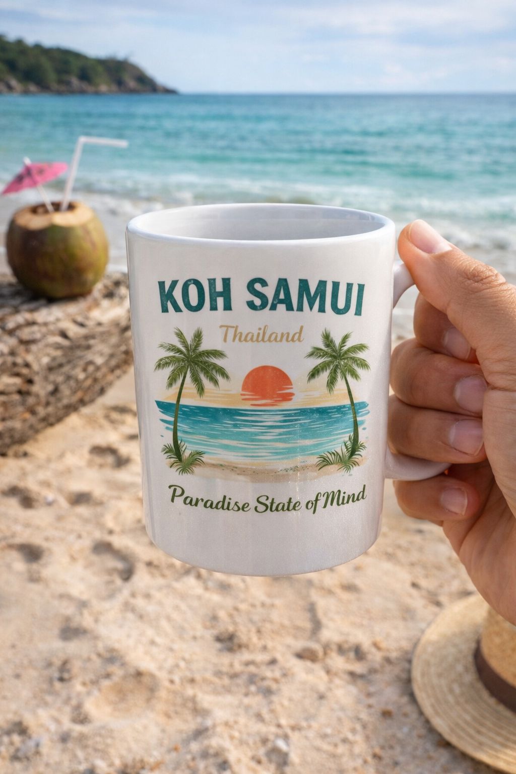 Koh Samui Tasse – Thailand Vibes Becher | Beach & Travel Geschenk