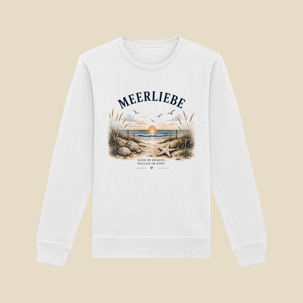 Meerliebe Sweatshirt – Küstengefühl Sea & Soul – Organic Unisex Pullover