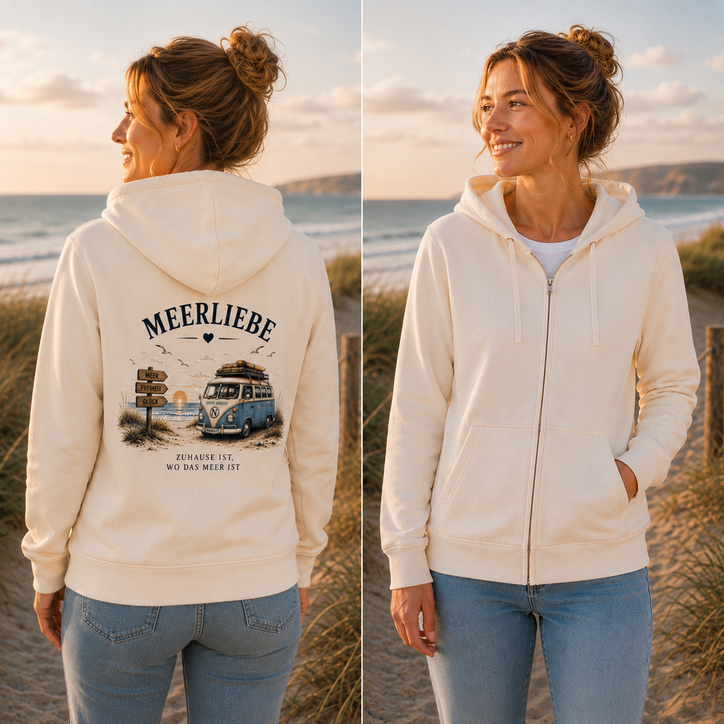 Meerliebe Vanlife – Organic Zipper Hoodie