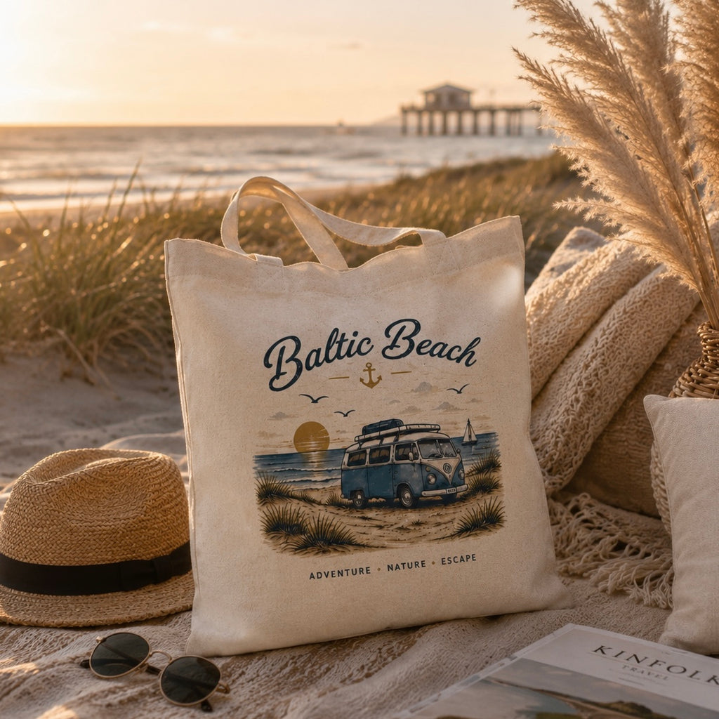 Baltic Beach Tote-Bag – Maritime Ostsee Stofftasche