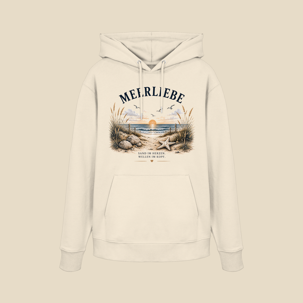 Meerliebe Hoodie – Küstengefühl Sea & Soul – Bio Hoodie Unisex