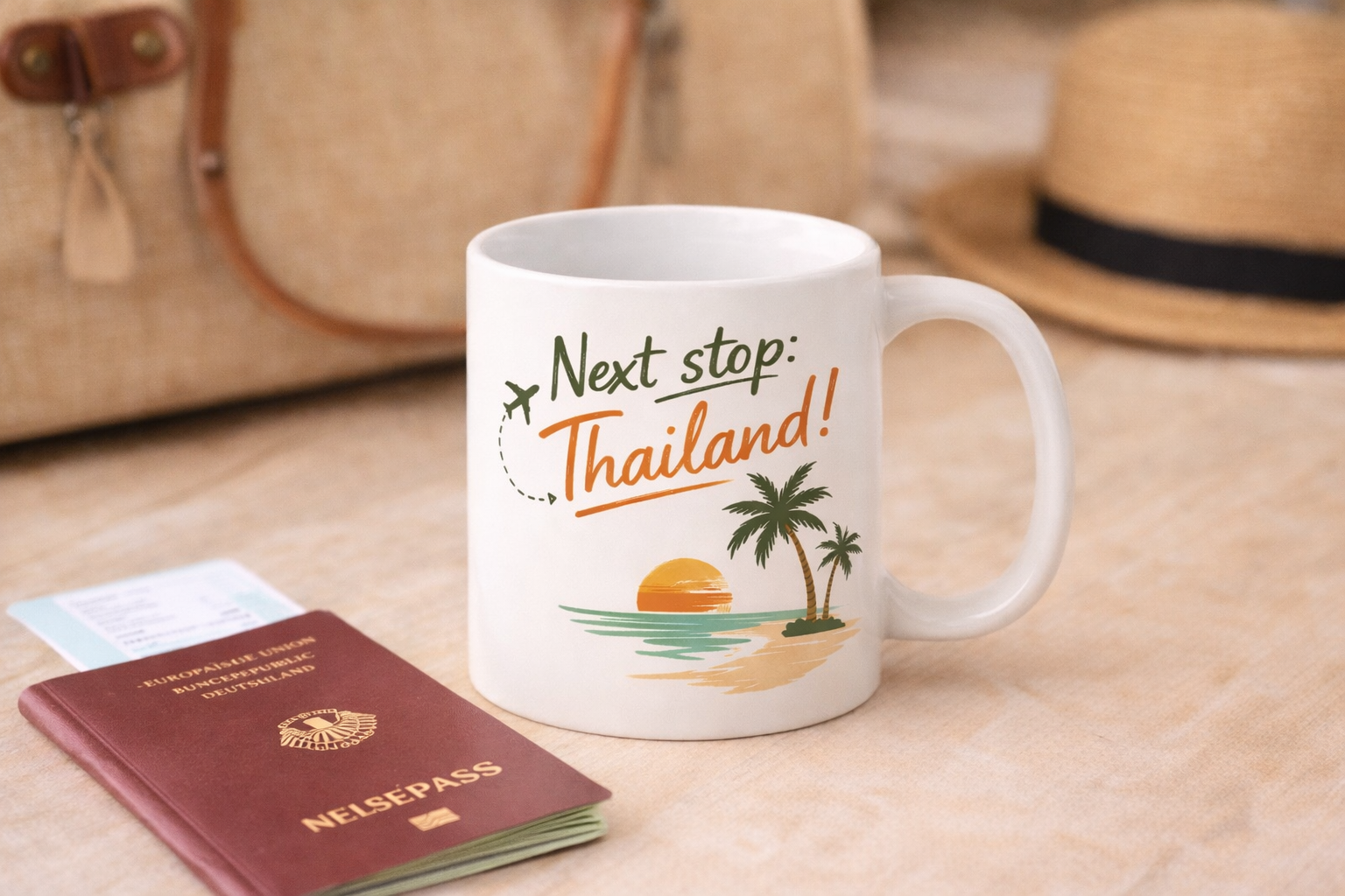 ☕ Next Stop Thailand Tasse – Dein Morgen wie im Urlaub