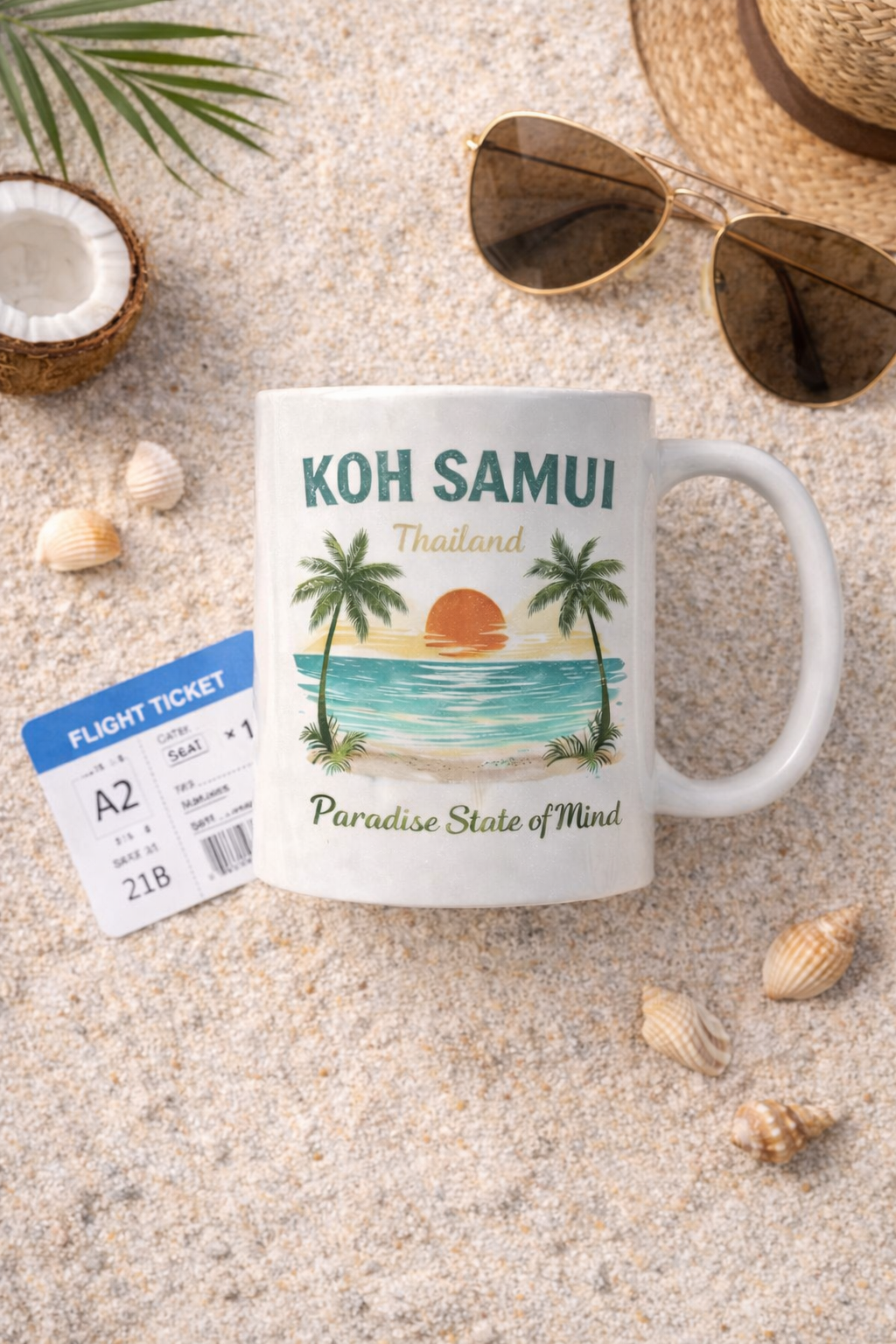 Koh Samui Tasse – Thailand Vibes Becher | Beach & Travel Geschenk