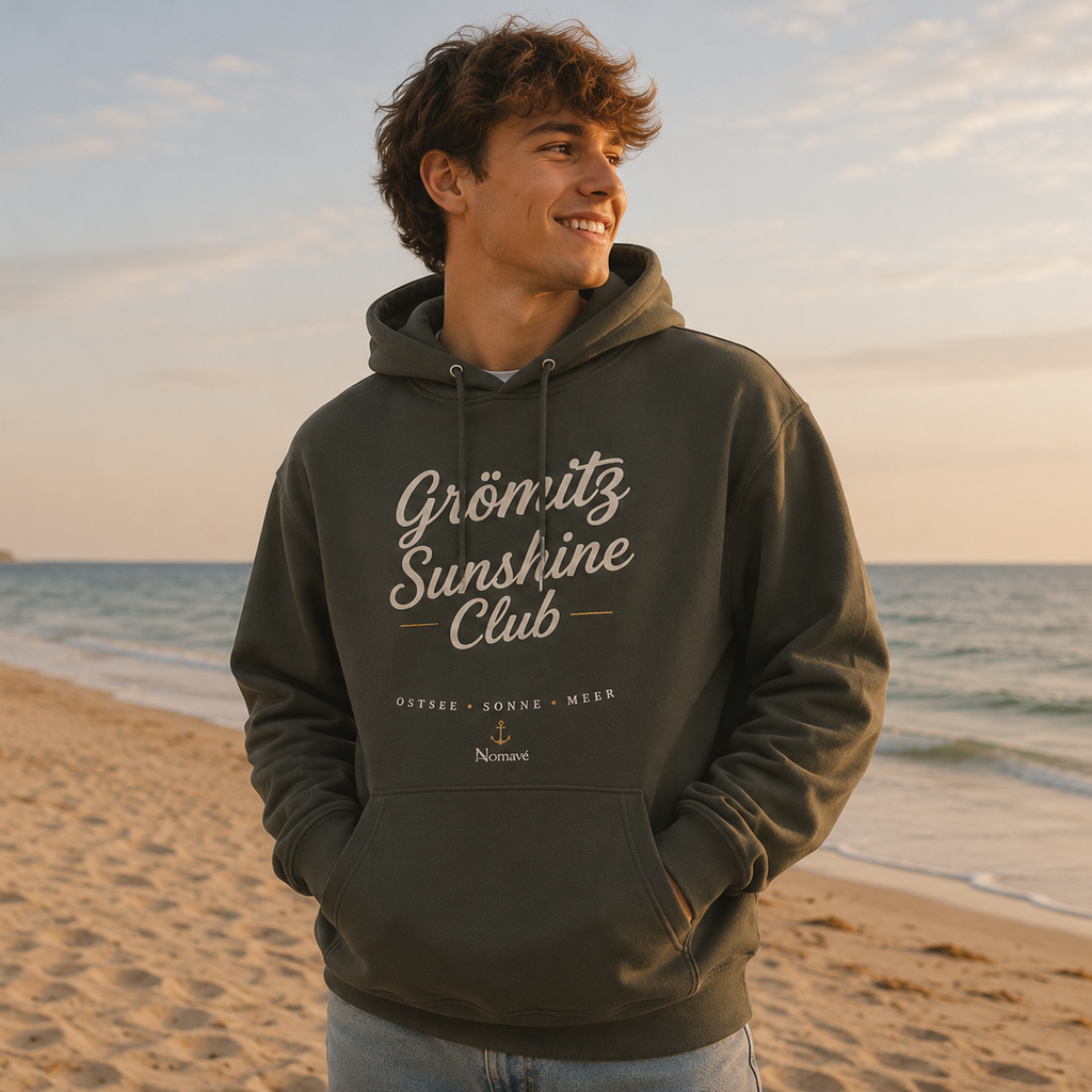 Grömitz Sunshine Club - Bio Hoodie Ostsee Kapuzenpullover