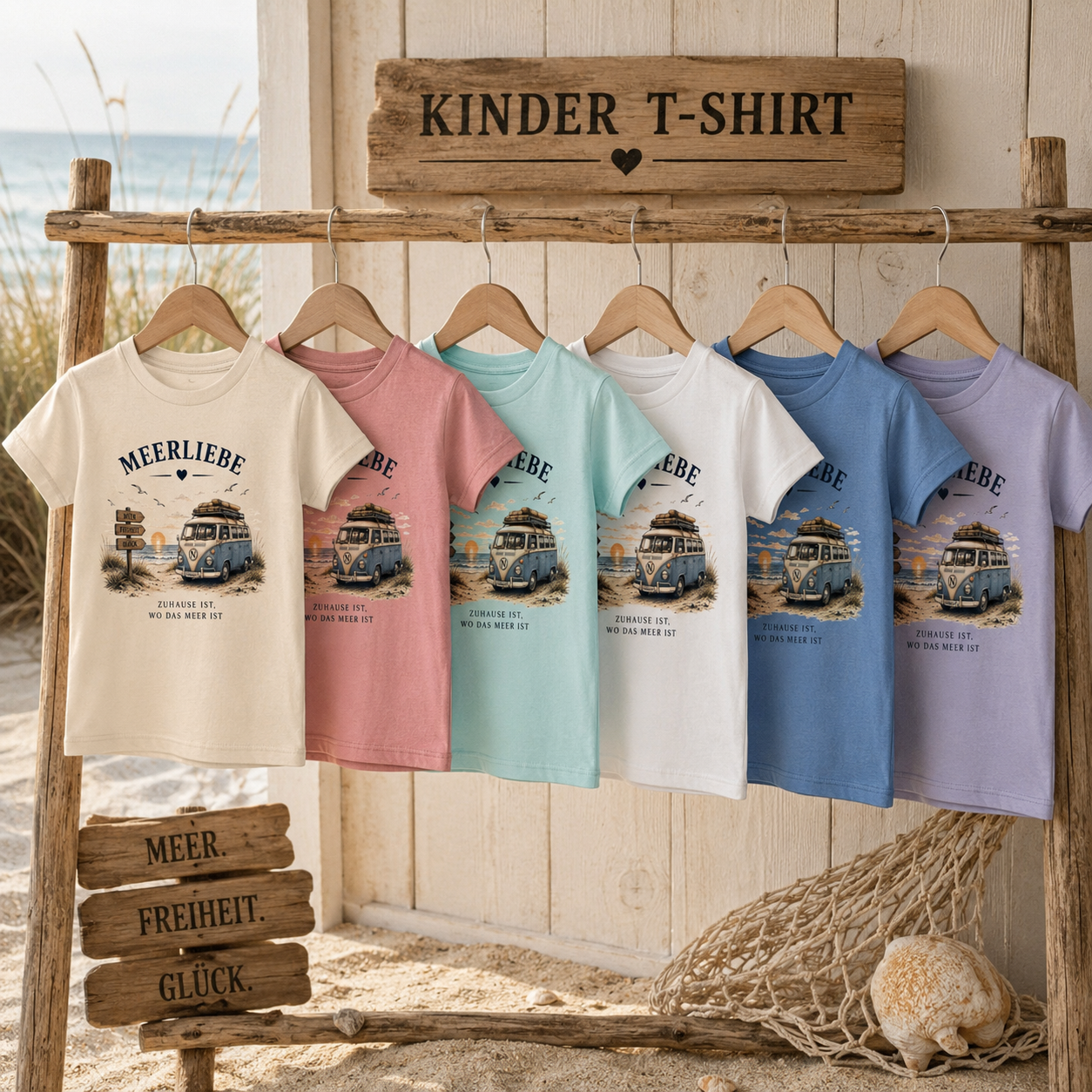 Meerliebe Vanlife – Kids Organic Shirt