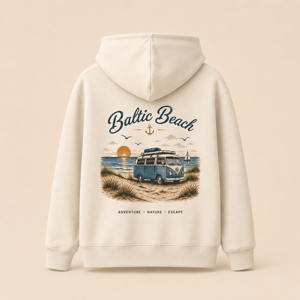 Baltic Beach Organic Zipper – Ostsee Hoodie Unisex