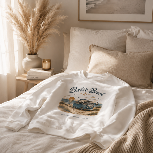 Baltic Beach Organic Sweatshirt – Maritime Ostsee Vibes