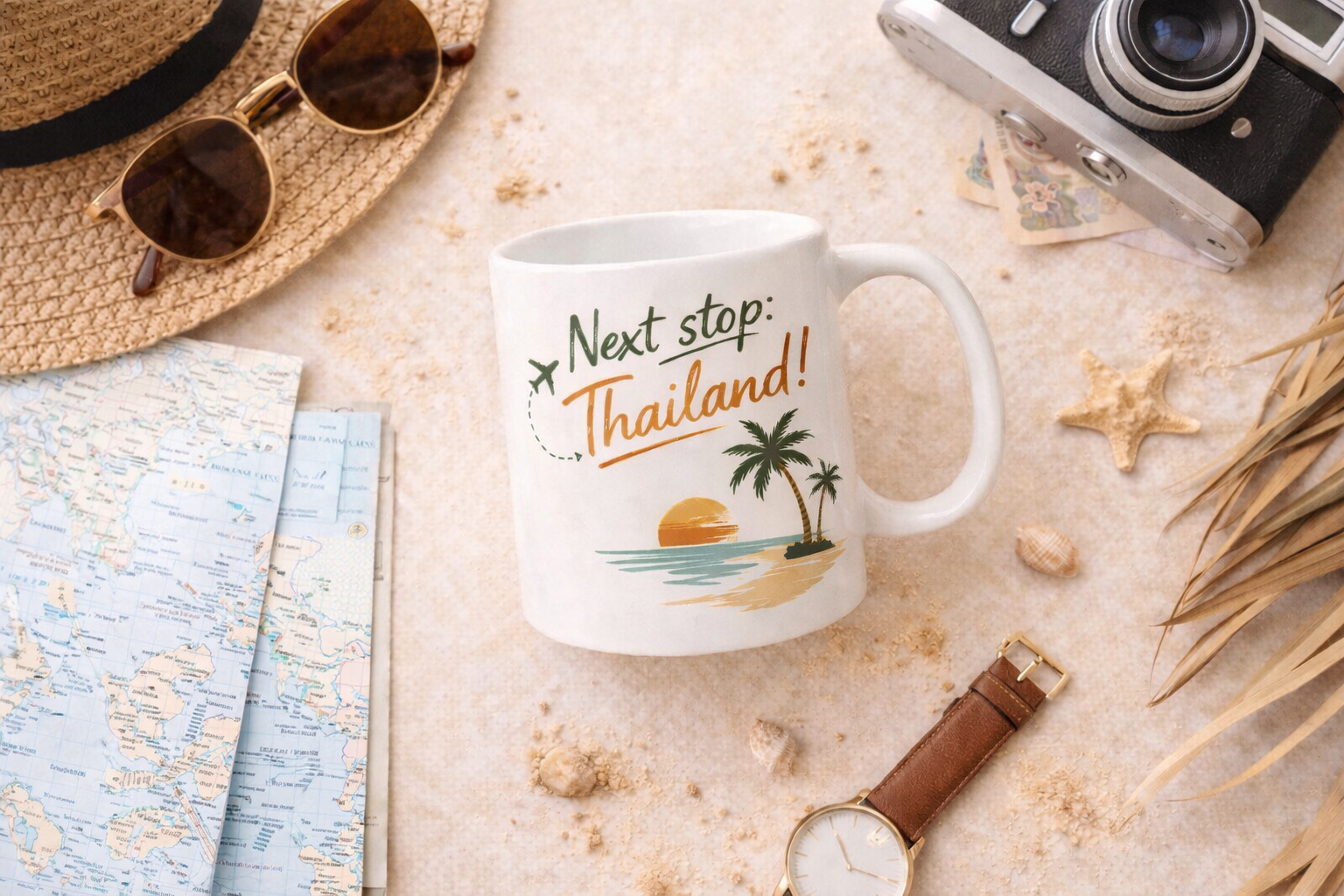 ☕ Next Stop Thailand Tasse – Dein Morgen wie im Urlaub