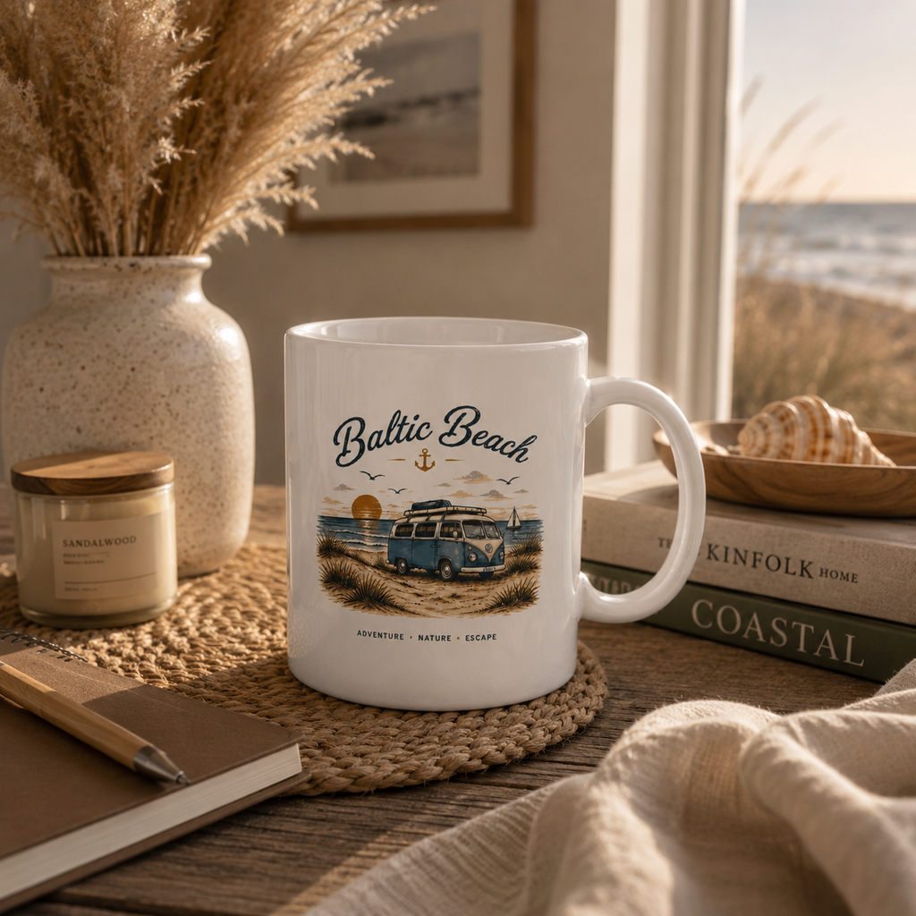 Baltic Beach Kaffeetasse – Maritime Ostsee Tasse