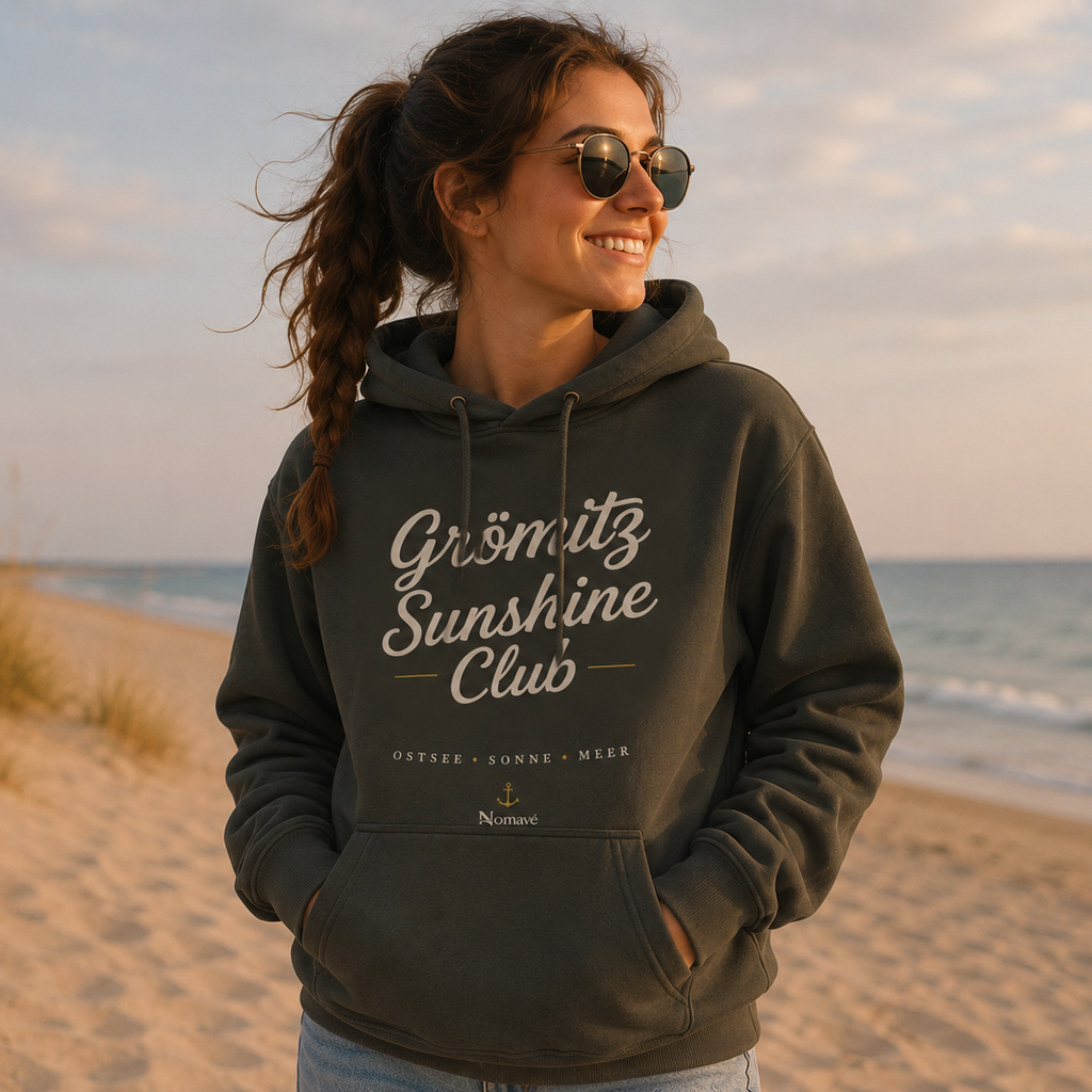 Grömitz Sunshine Club - Bio Hoodie Ostsee Kapuzenpullover