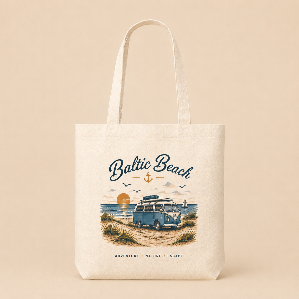 Baltic Beach Tote-Bag – Maritime Ostsee Stofftasche