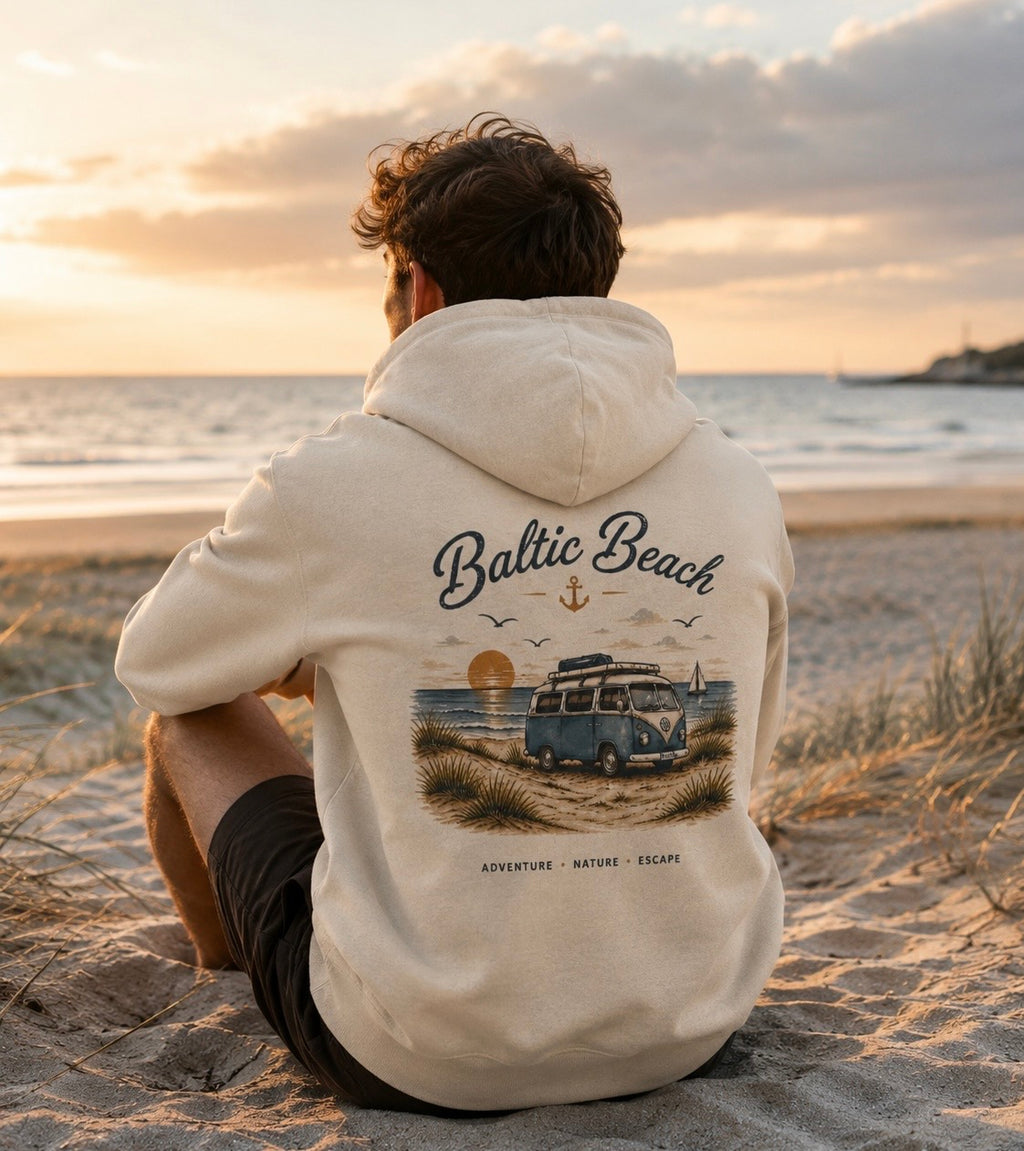 Baltic Beach Organic Zipper – Ostsee Hoodie Unisex