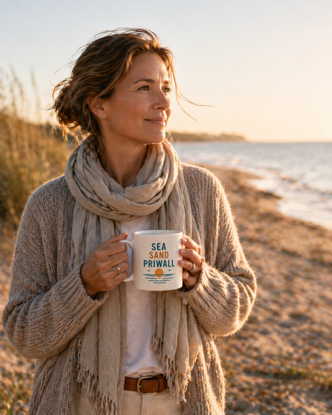 ☕ Priwall Vibes Tasse – Sea Sand Baltic Coast – Ostsee Becher Geschenk