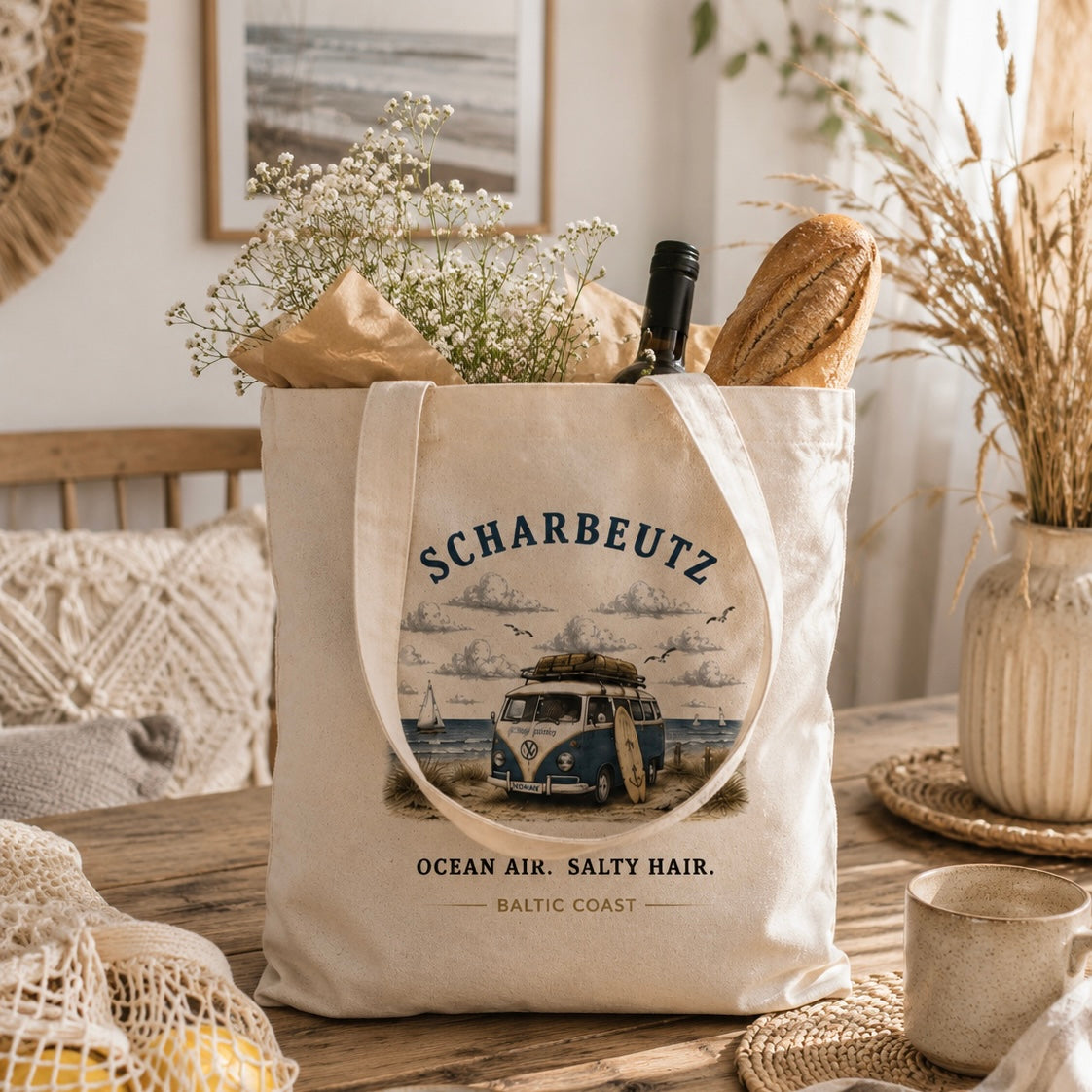 Scharbeutz Stofftasche Ostsee – Beach & Breeze Shopper