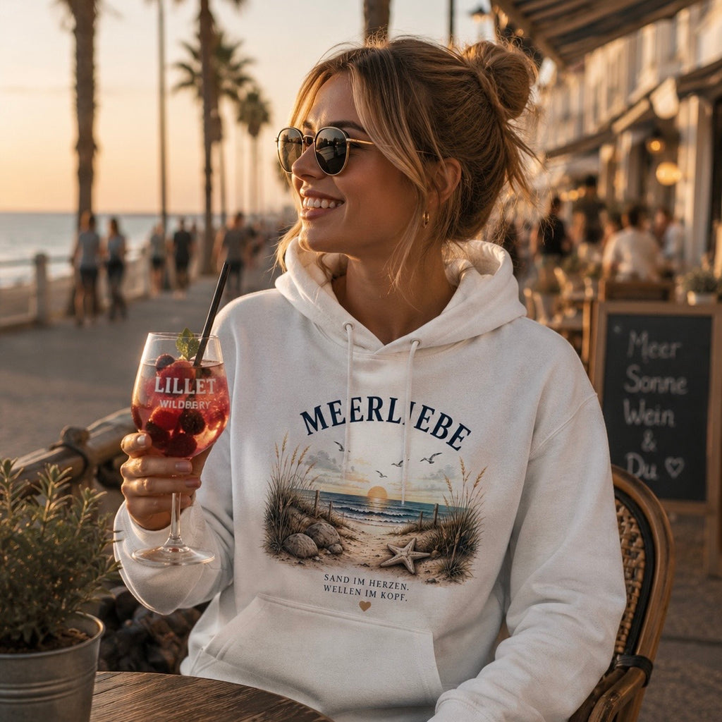 Meerliebe Hoodie – Küstengefühl Sea & Soul – Bio Hoodie Unisex