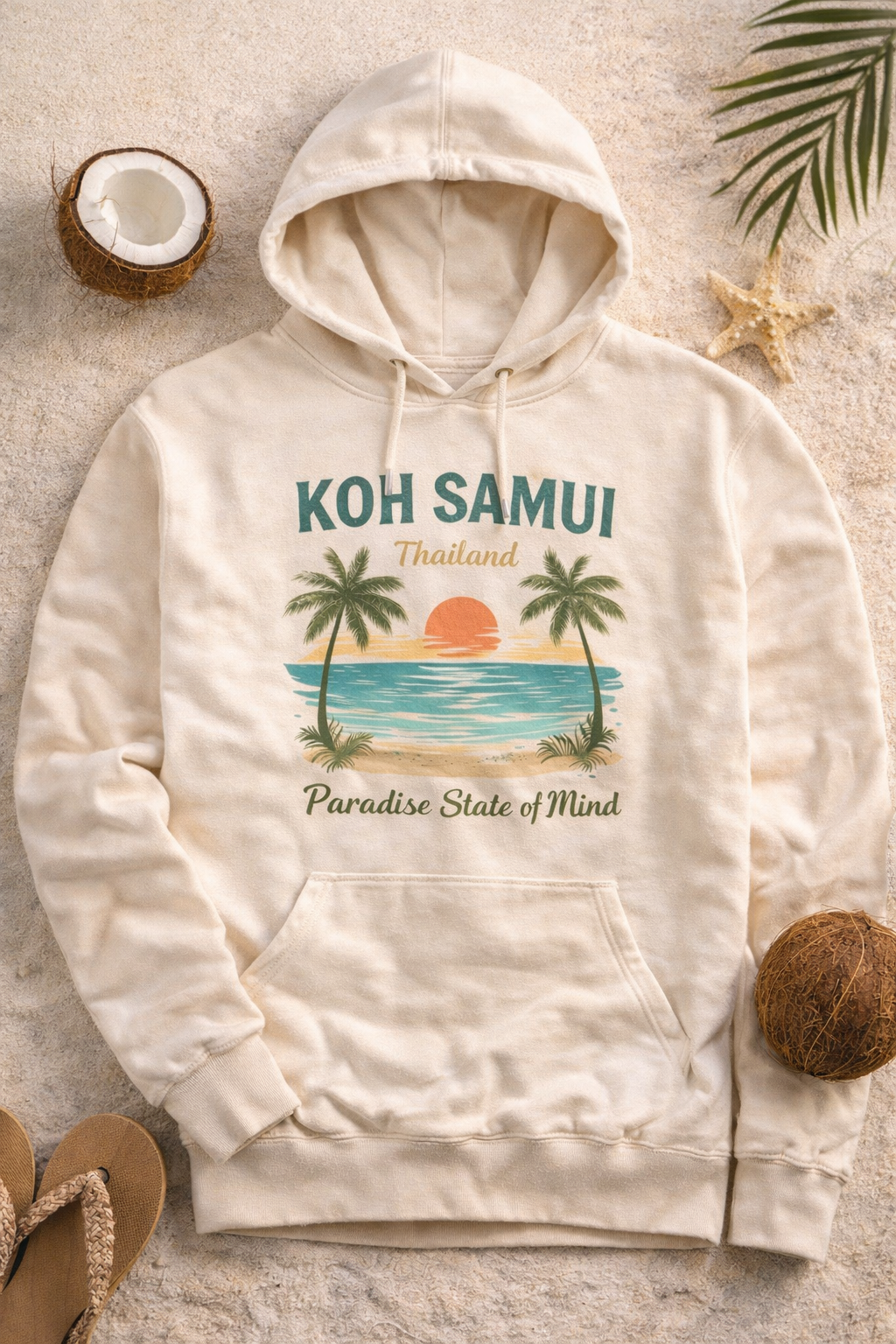 🌴 Koh Samui Vibes Hoodie – Dein Thailand Moment zum Anziehen