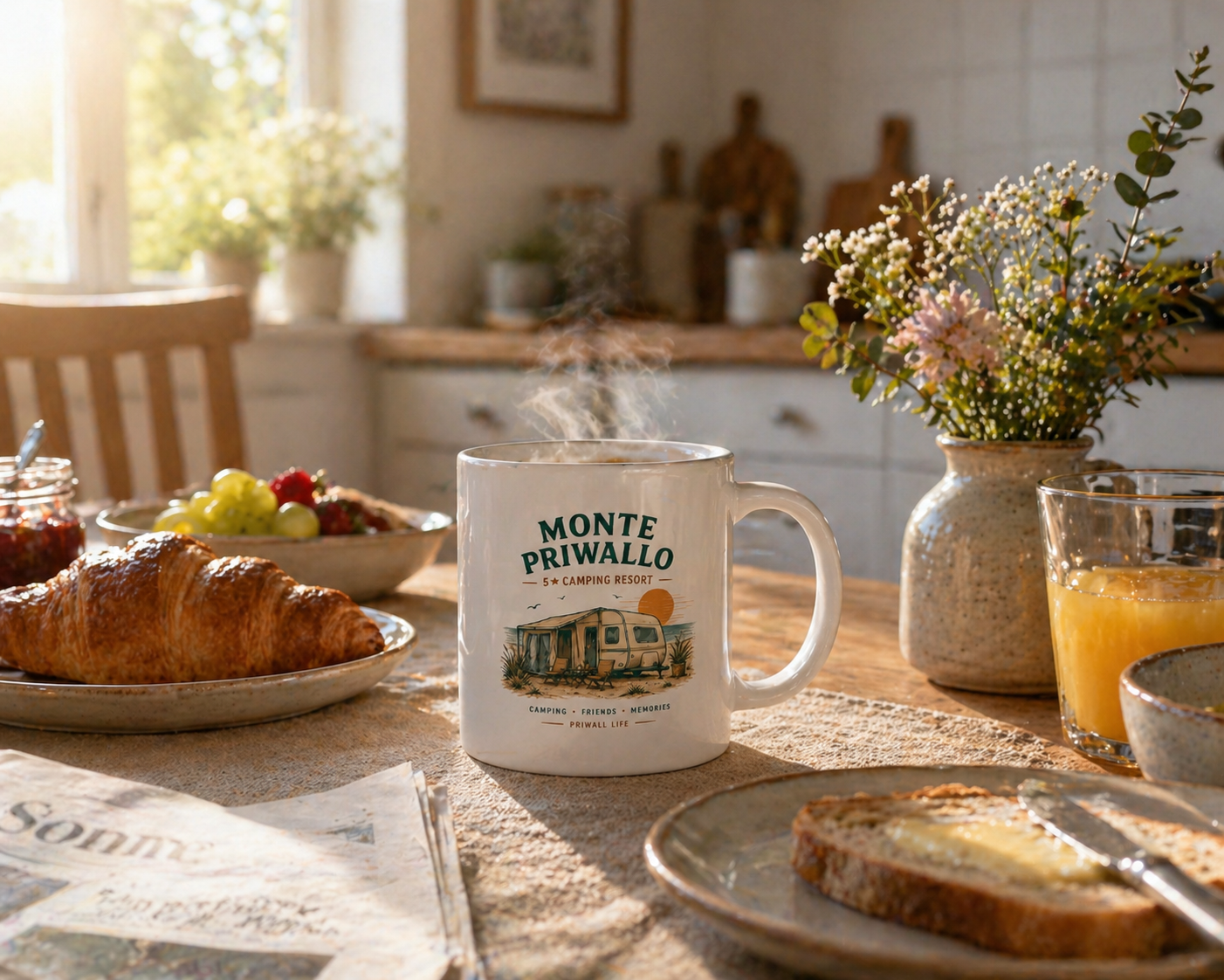 Camping Tasse Ostsee – Monte Priwallo Vanlife Mug – Priwall Vibes
